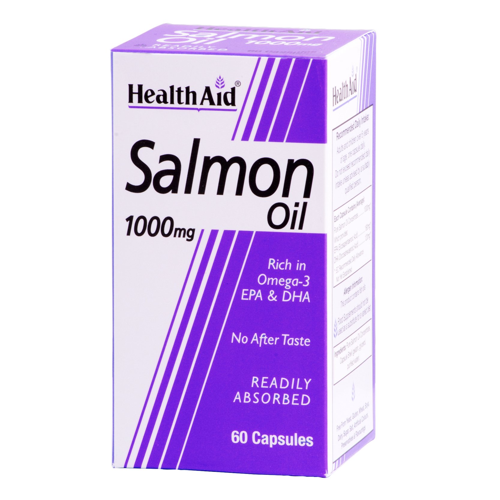 Health Aid Salmon Oil Freshwater 1000mg Καρδιαγγειακή και Κυκλοφορική Προστασία 60tabs