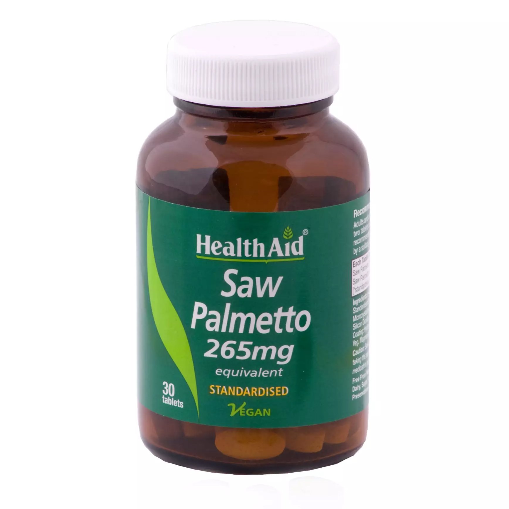 Health Aid Saw Palmetto Berry Extract Tablets Διουρητικές Ιδιότητες και Αντισηπτική Δράση 30tabs