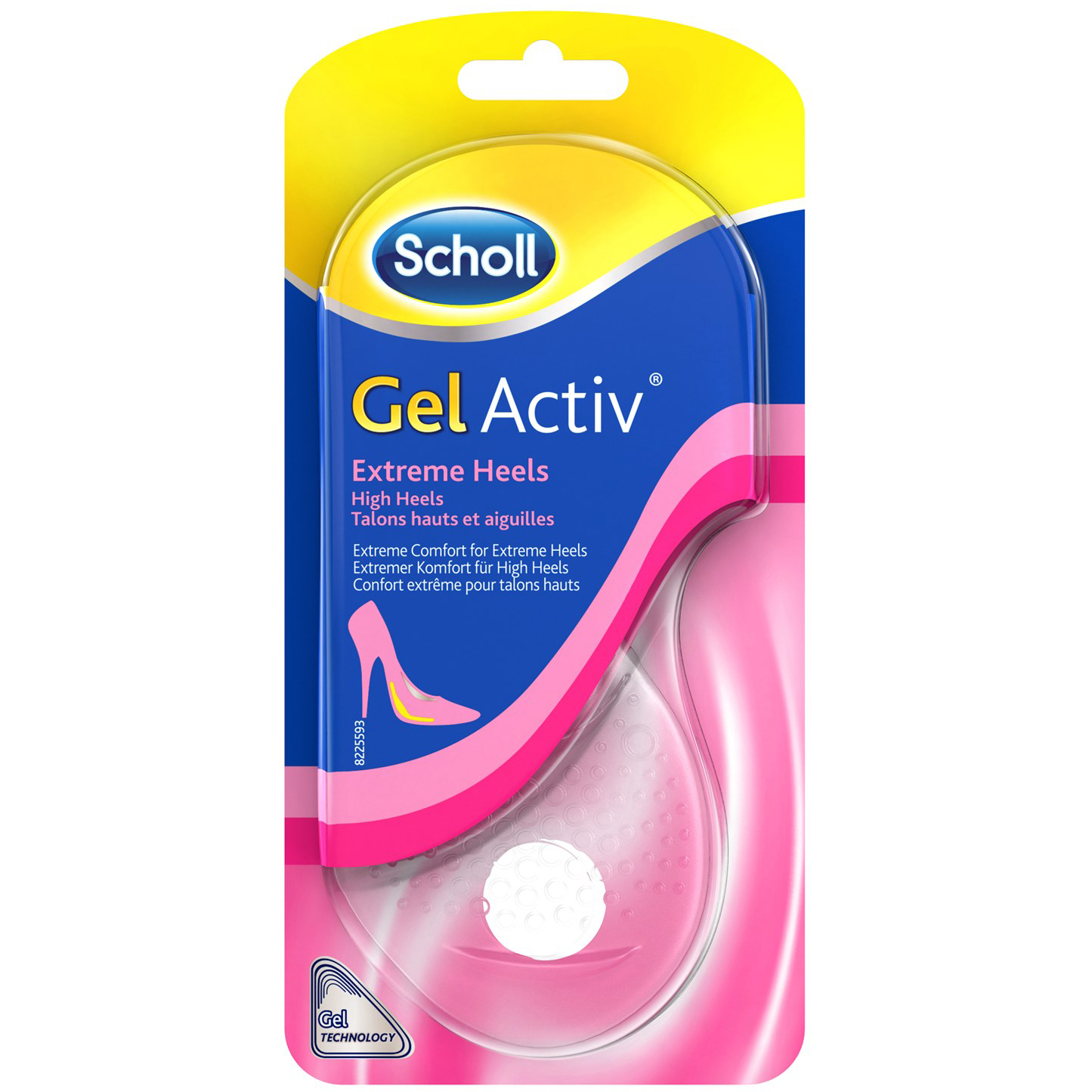 Scholl Gelactiv High Heels Καινοτομικοί Ανατομικοί Πάτοι για Εξαιρετική Άνεση στα Ψηλοτάκουνα Παπούτσια One Size (35-40.5) 1 ζευγάρι