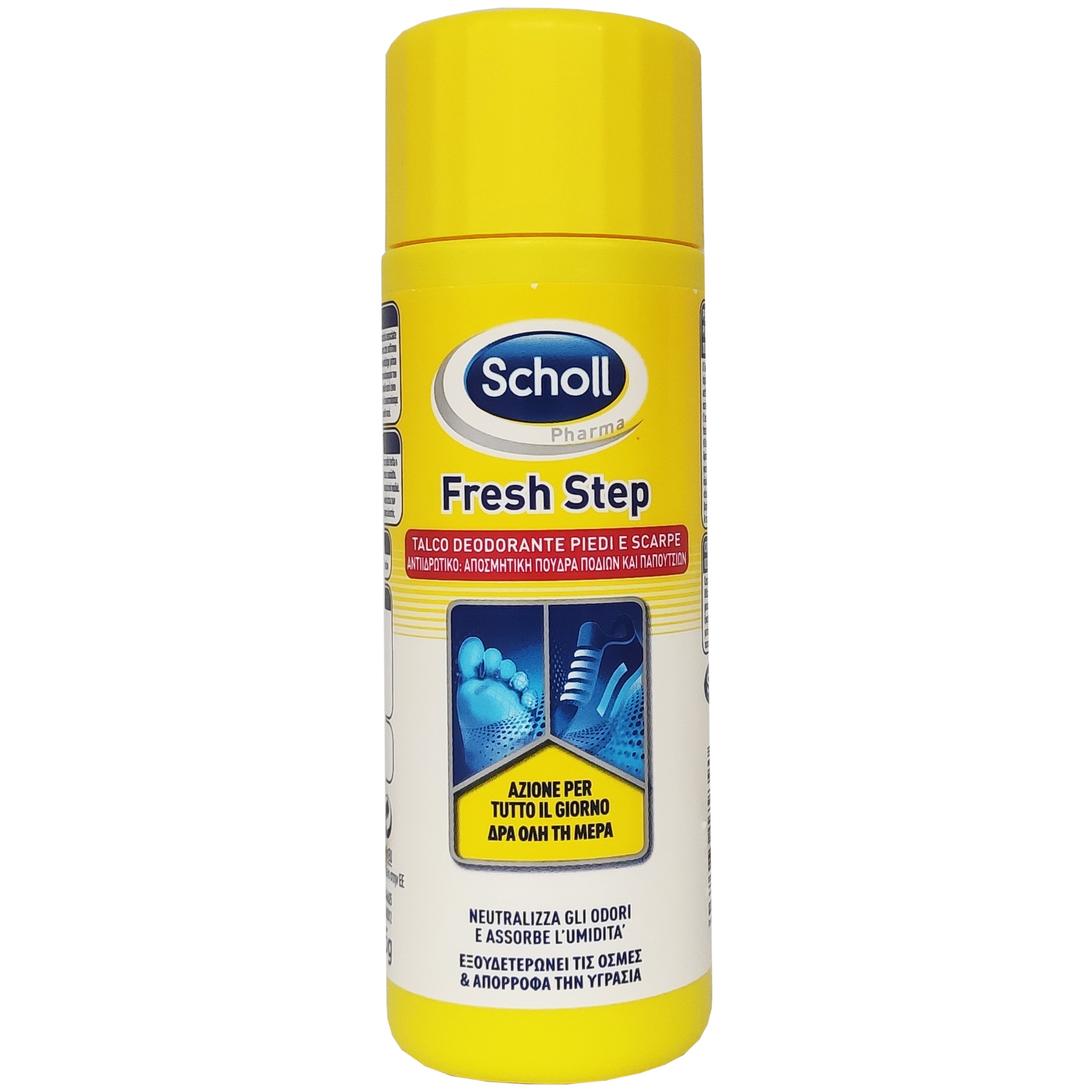 Scholl Αποσμητική Πούδρα Ποδιών & Υποδημάτων για Αποτελεσματική Προστασία από την Εφίδρωση 75 gr