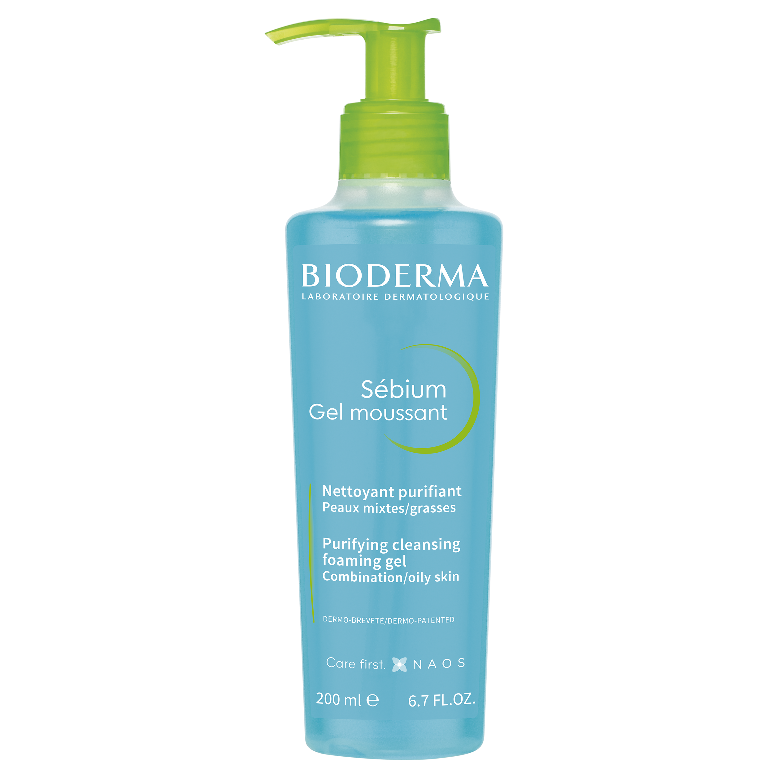 Bioderma Sebium Gel Moussant Απαλό Αφρίζον Τζελ Καθαρισμού για Μικτές & Λιπαρές Επιδερμίδες 200ml