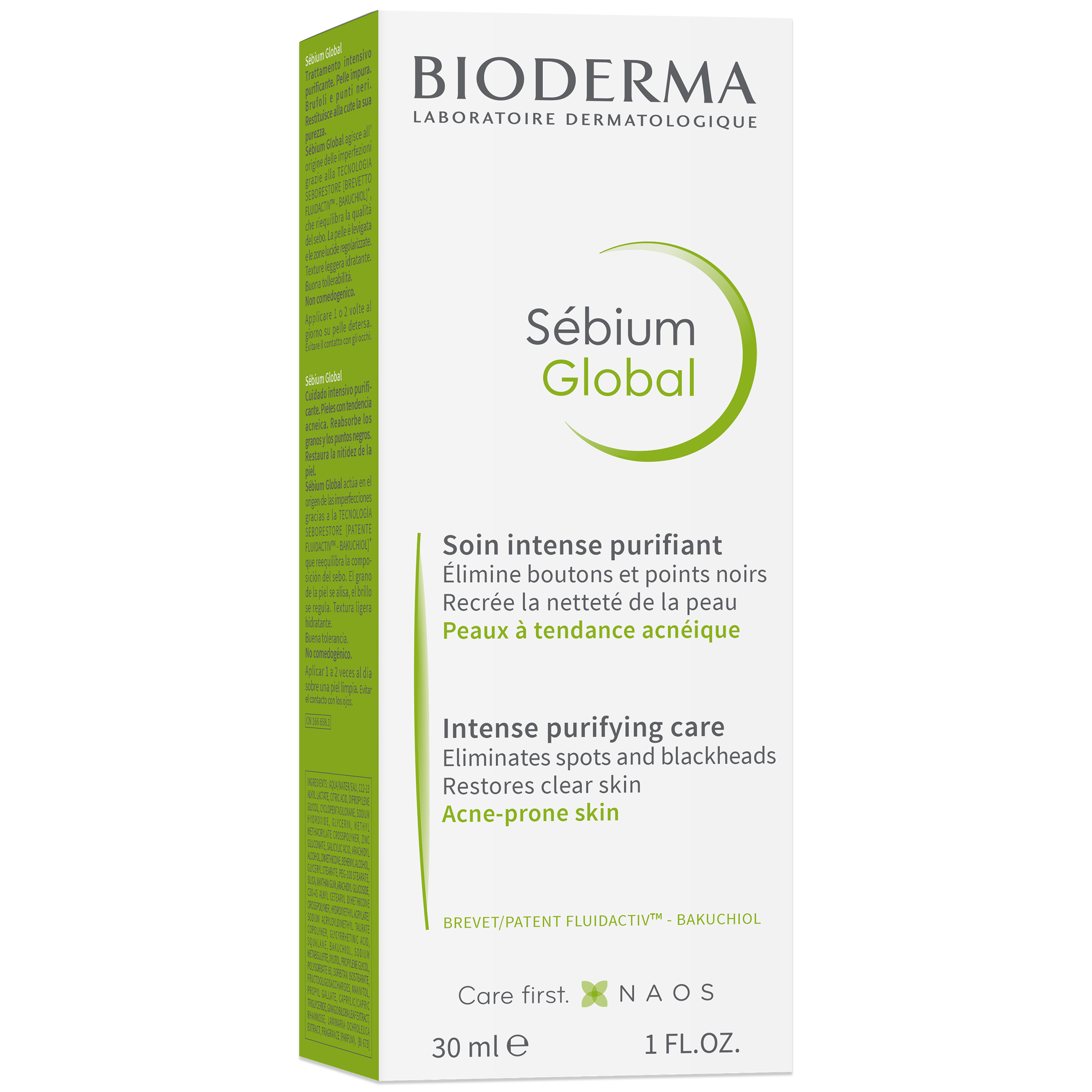 Bioderma Sebium Global Cream για Εντατική Δερματολογική Θεραπεία για Δέρμα με Ακμή και Σοβαρές Ατέλειες 30ml