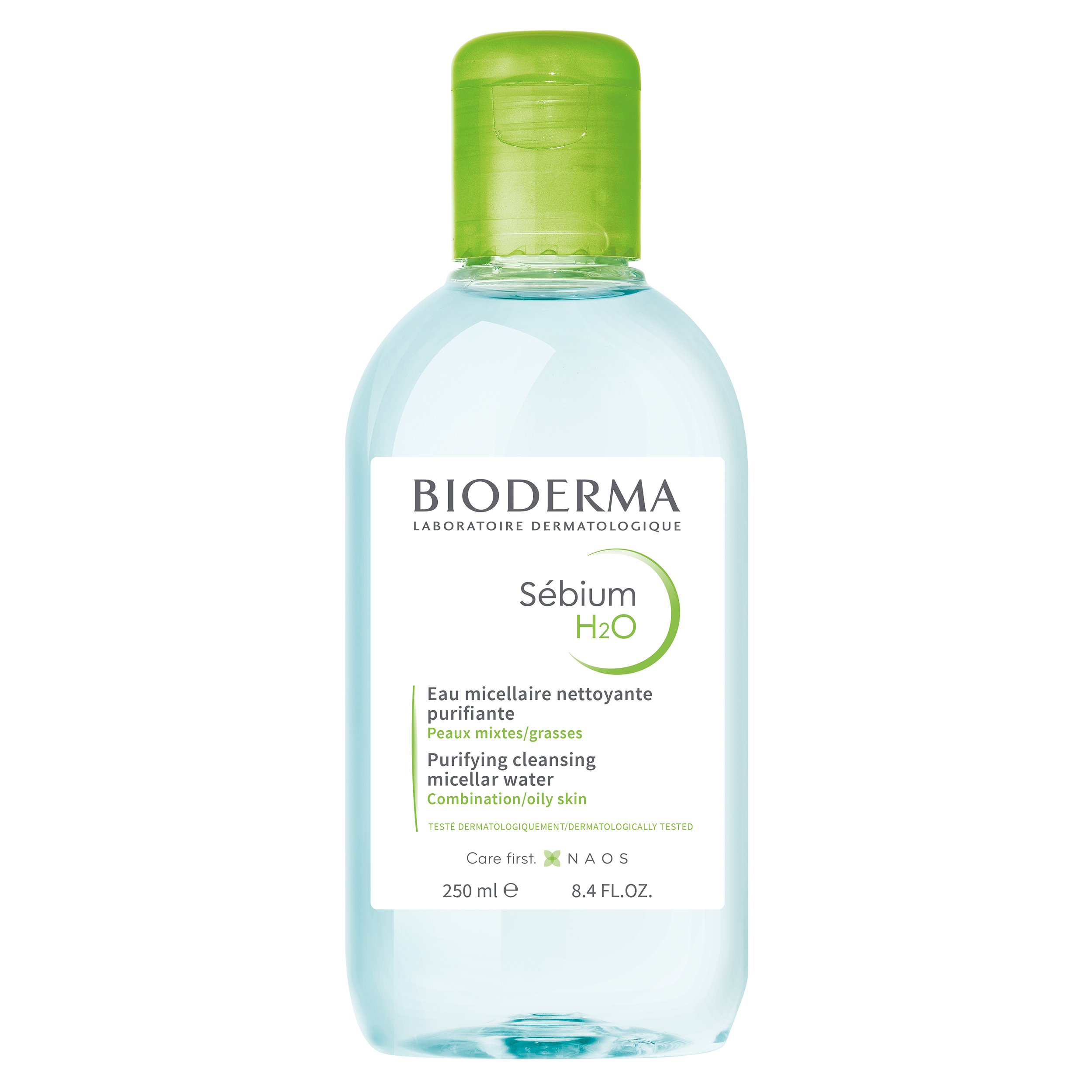 Bioderma Bioderma Sebium H2O Purifying Cleansing Micellar Water Νερό Καθαρισμού & Ντεμακιγιάζ Προσώπου - Ματιών, Κατάλληλο για Μικτό - Λιπαρό Δέρμα 250ml