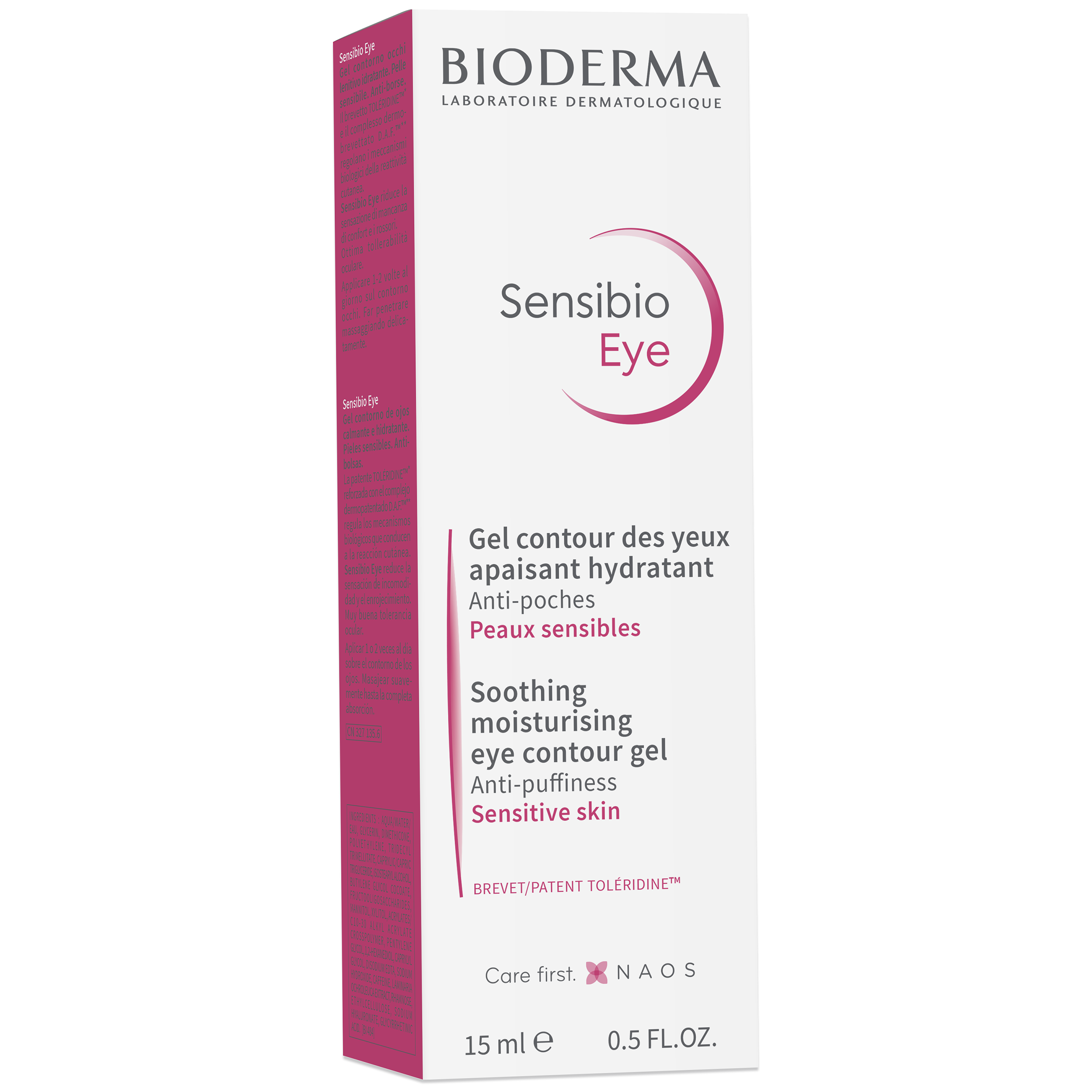 Bioderma Sensibio Gel Contour Des Yeux – Κρέμα Gel Ματιών, Φροντίδα για την Ευαίσθητη Περιοχή Γύρω από τα Μάτια 15ml