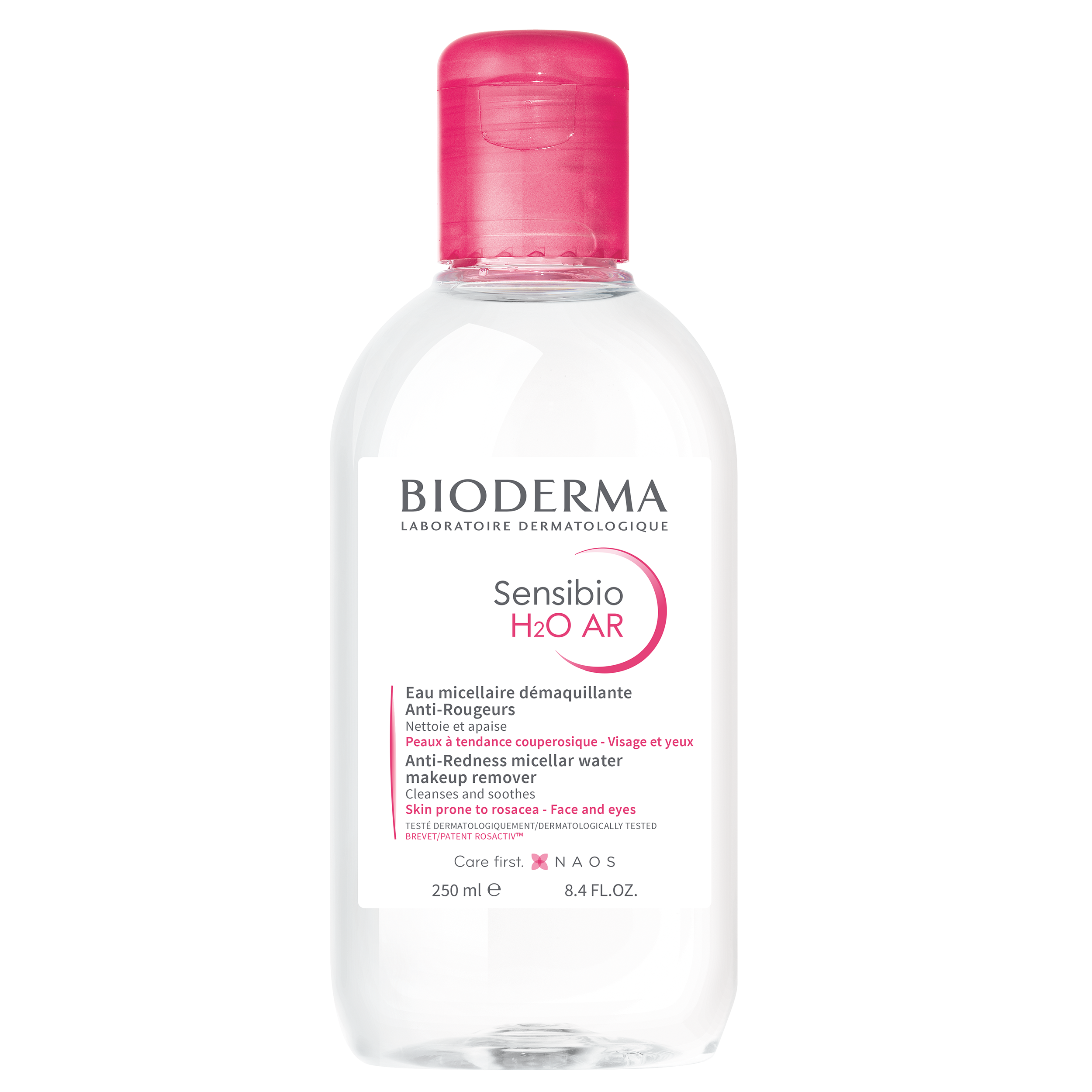 Bioderma Bioderma Sensibio H2O AR Micellar Water Νερό Καθαρισμού & Ντεμακιγιάζ Προσώπου Ματιών & Χειλιών για Ευαίσθητες Επιδερμίδες με Τάση για Ερυθρότητα 250ml