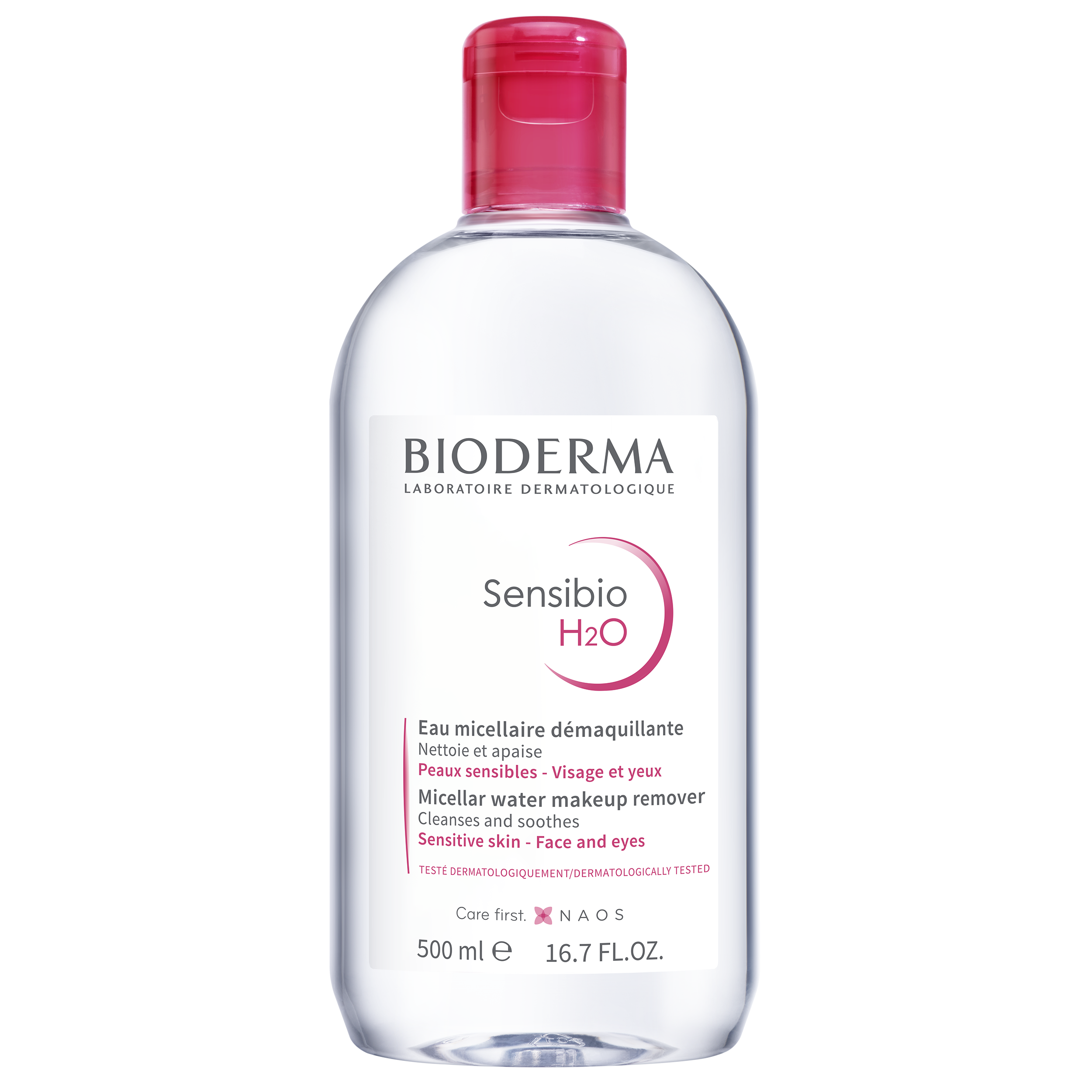 Bioderma Sensibio H20 Ήπιο Διάλυμα Καθαρισμού & Ντεμακιγιάζ Προσώπου Ματιών 500ml