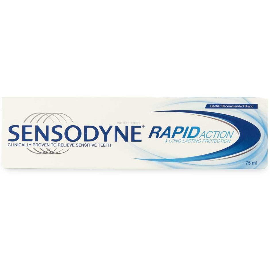 Sensodyne Rapid Action Οδοντόκρεμα για την Ανακούφιση & την Καθημερινή Προστασία των Ευαίσθητων Δοντιών 75ml
