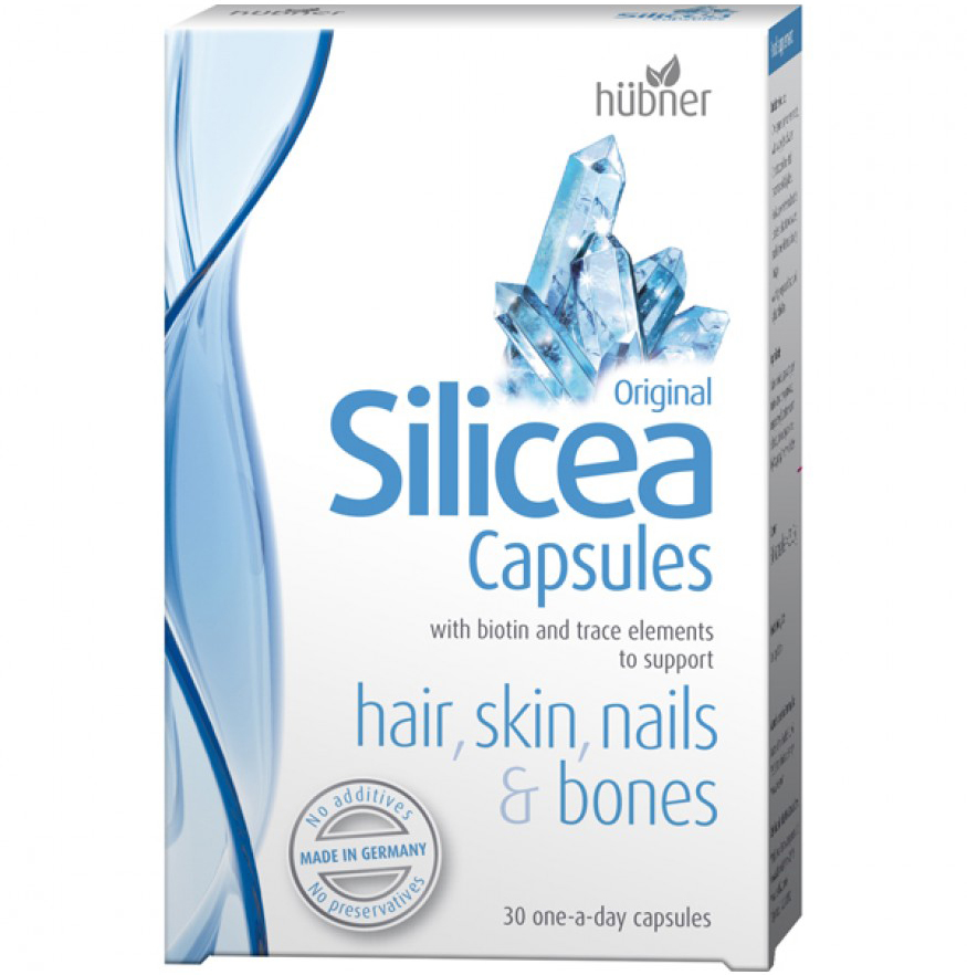 Hubner Silicea Original Φυσικό Συμπλήρωμα Διατροφής Κατάλληλο για την Ενίσχυση των Μαλλιών, Νυχιών και του Δέρματος 30caps 12287