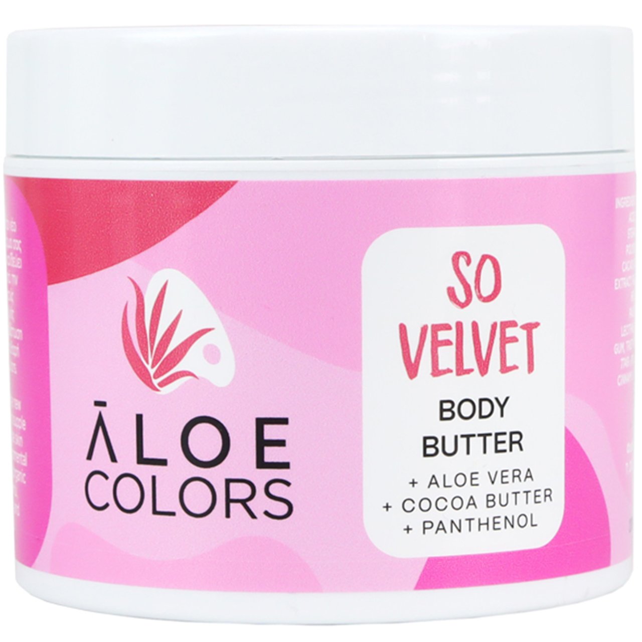 Aloe Colors So Velvet Body Butter Ενυδατικό, Θρεπτικό Βούτυρο Σώματος με Άρωμα Πούδρας 200ml