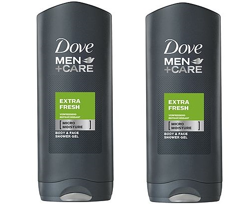Dove Πακέτο Προσφοράς Men Αφρόλουτρο Extra Fresh 2 x 400ml