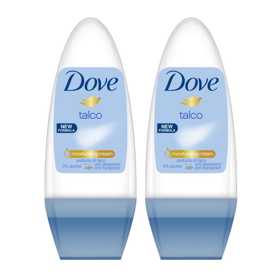 Dove Πακέτο Προσφοράς Αποσμητικό Roll on Talco 2 x 50ml