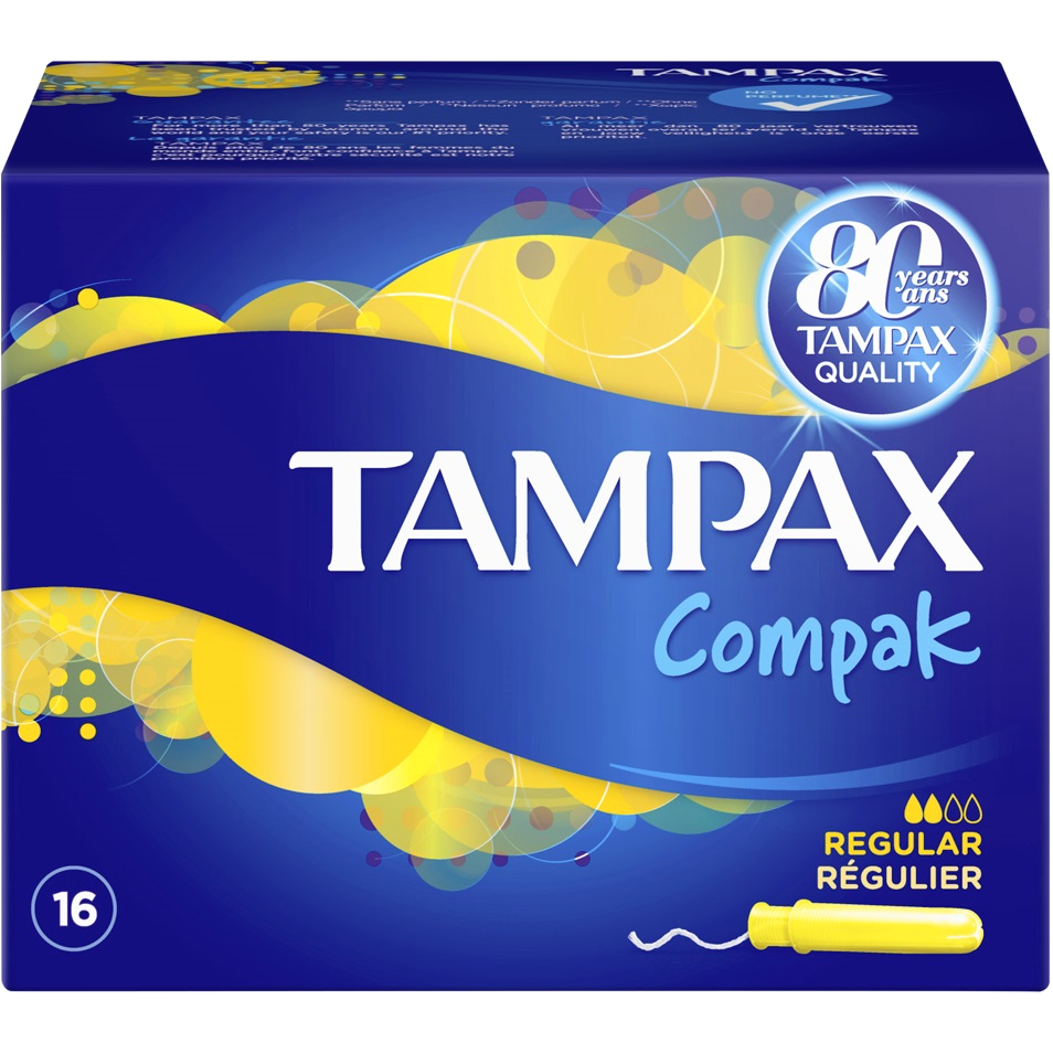 Tampax Compak Regular για τις Ημέρες με Ελαφριά Έως Μέτρια Ροή 16τμχ