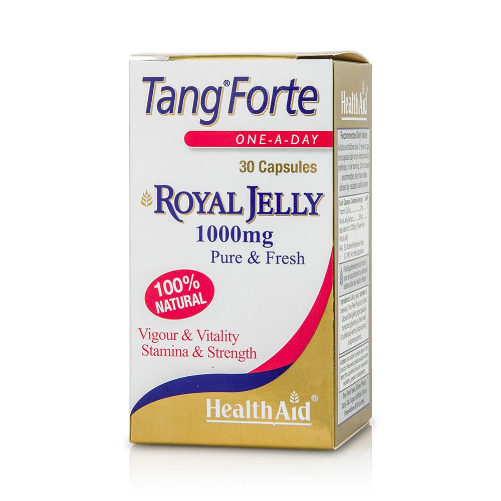 Health Aid Tang Forte Royal Jelly 1000mg Βασιλικός Πολτός Πλούσιος σε Θρεπτικά Συστατικά 30 tabs 8304
