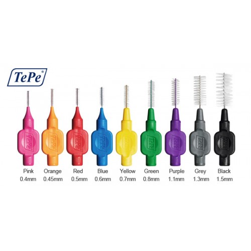TePe Μεσοδόντια Βουρτσάκια – xxxx-fine 0.4 mm Φούξια