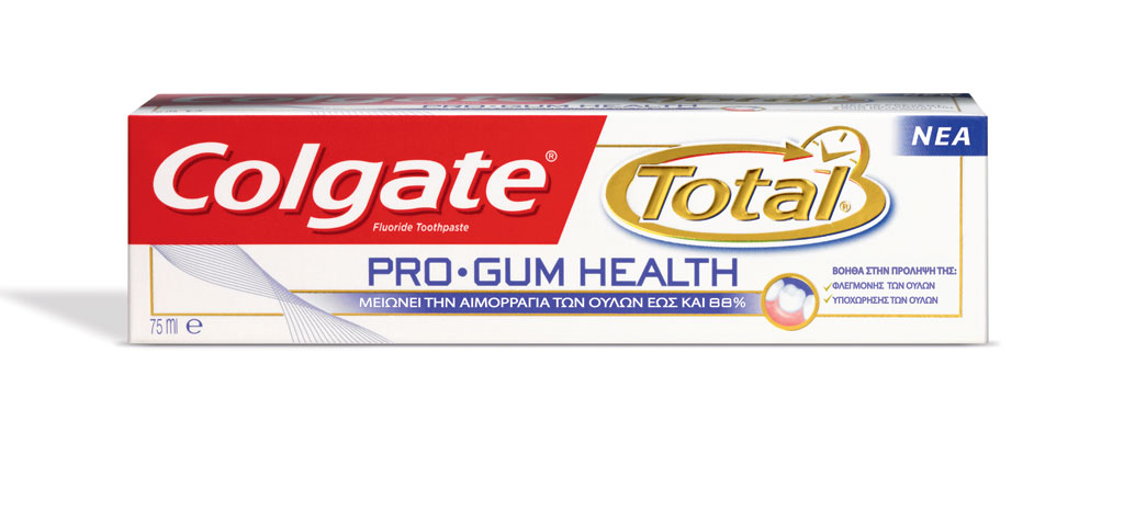 Colgate Total Pro-Gum Health Οδοντόκρεμα Δρα Ενάντια Τόσο Στην Αιτία Όσο Και Στα Συμπτώματα Της Φλεγμονής Των Ούλων 75ml