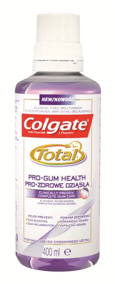 Colgate Total Pro-Gum Health Στοματικό Διάλυμα Χωρίς Οινόπνευμα Για Καθημερινή Χρήση 400ml