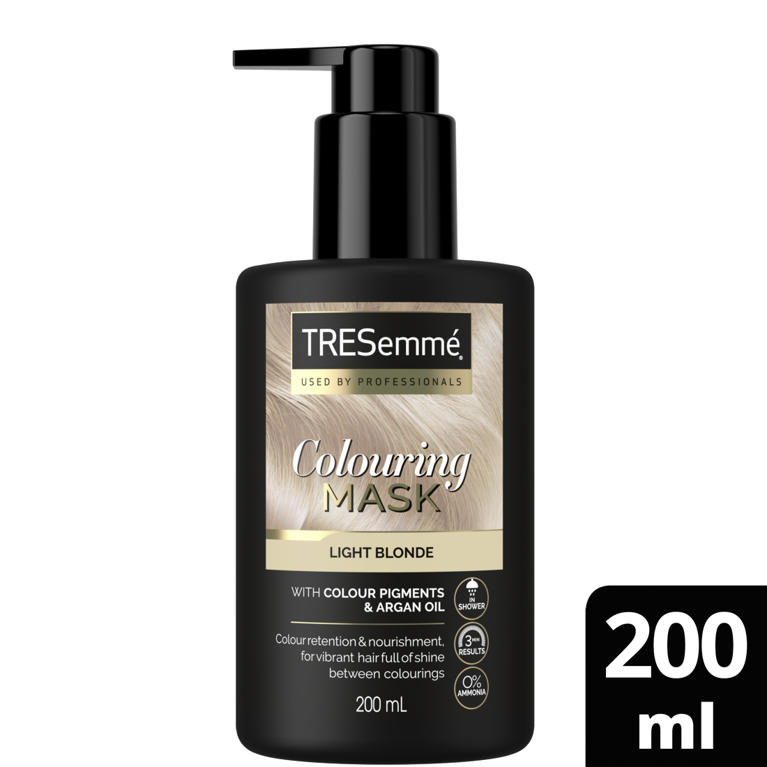 TRESemme Colouring Mask Light Blonde Χρωμομάσκα για Ανοιχτά Ξανθά Μαλλιά 200ml