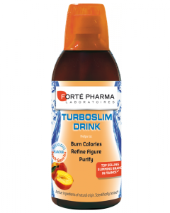 Forte Pharma Turboslim Drink Γεύση Ροδάκινο Πρόγραμμα Αδυνατίσματος 10 Ημέρων 500 ml