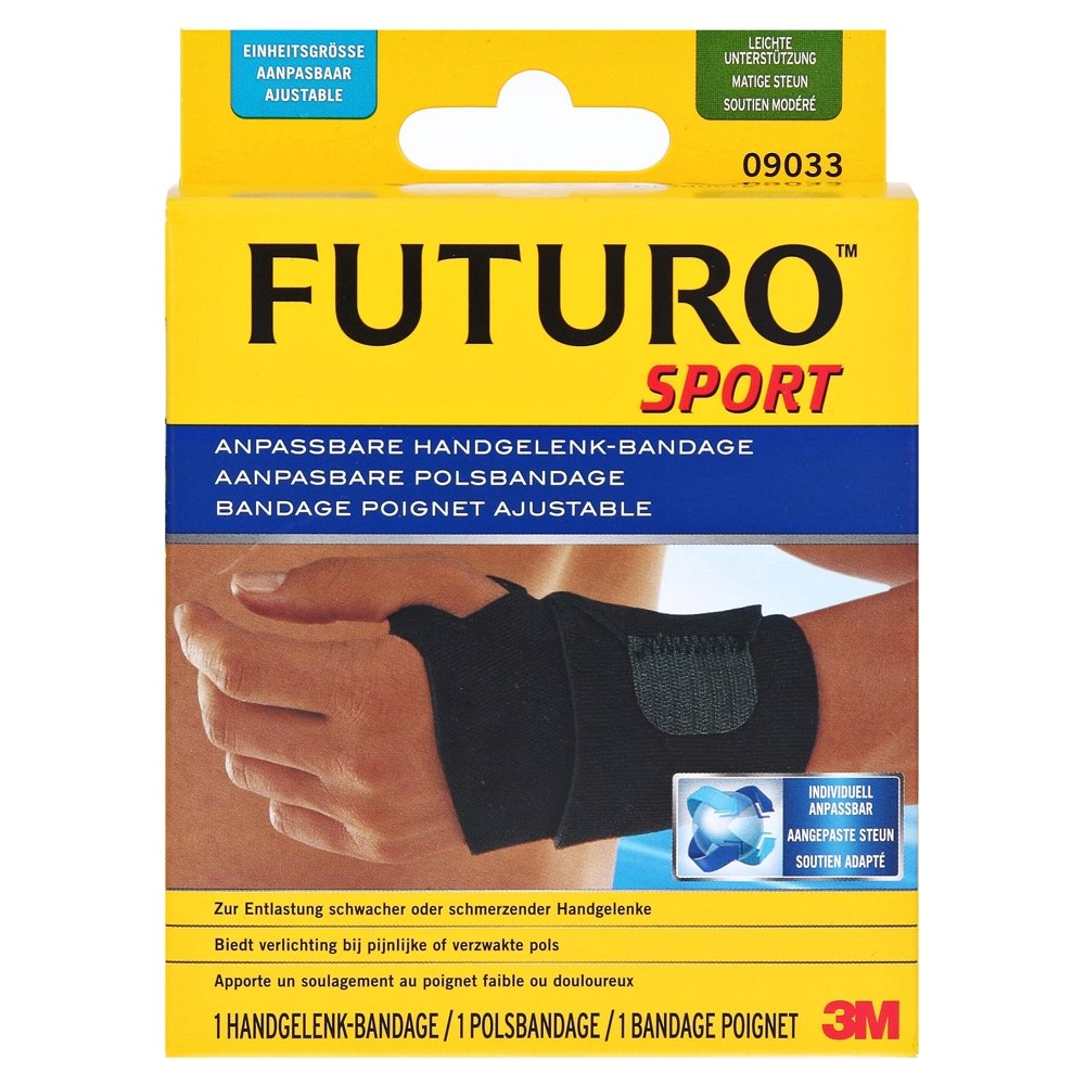 3M Futuro Sport Ρρυθμιζόμενο Περικάρπιο Basic 09033 One Size 1 Τεμάχιο