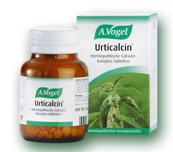 A.Vogel Urticalcin 100% Απορροφήσιμο Ασβέστιο Και Πυρίτιο 600 tabs
