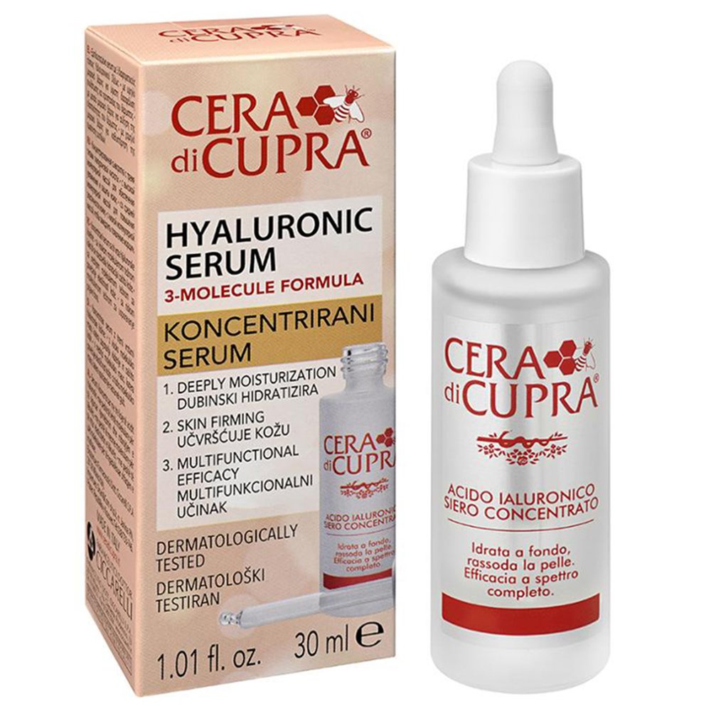 Cera Di Cupra Hyaluronic Acid Concentrate Serum Συμπυκνωμένος Ορός με 3 Διαφορετικούς Τύπους Υαλουρονικού Οξέος 30ml