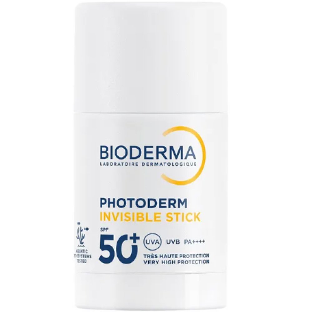 Bioderma Photoderm Invisible Spf50+ Stick Αντηλιακό Στικ Προσώπου Λαιμού & Ντεκολτέ Πολύ Υψηλής Προστασίας για Ματ Αποτέλεσμα 15g
