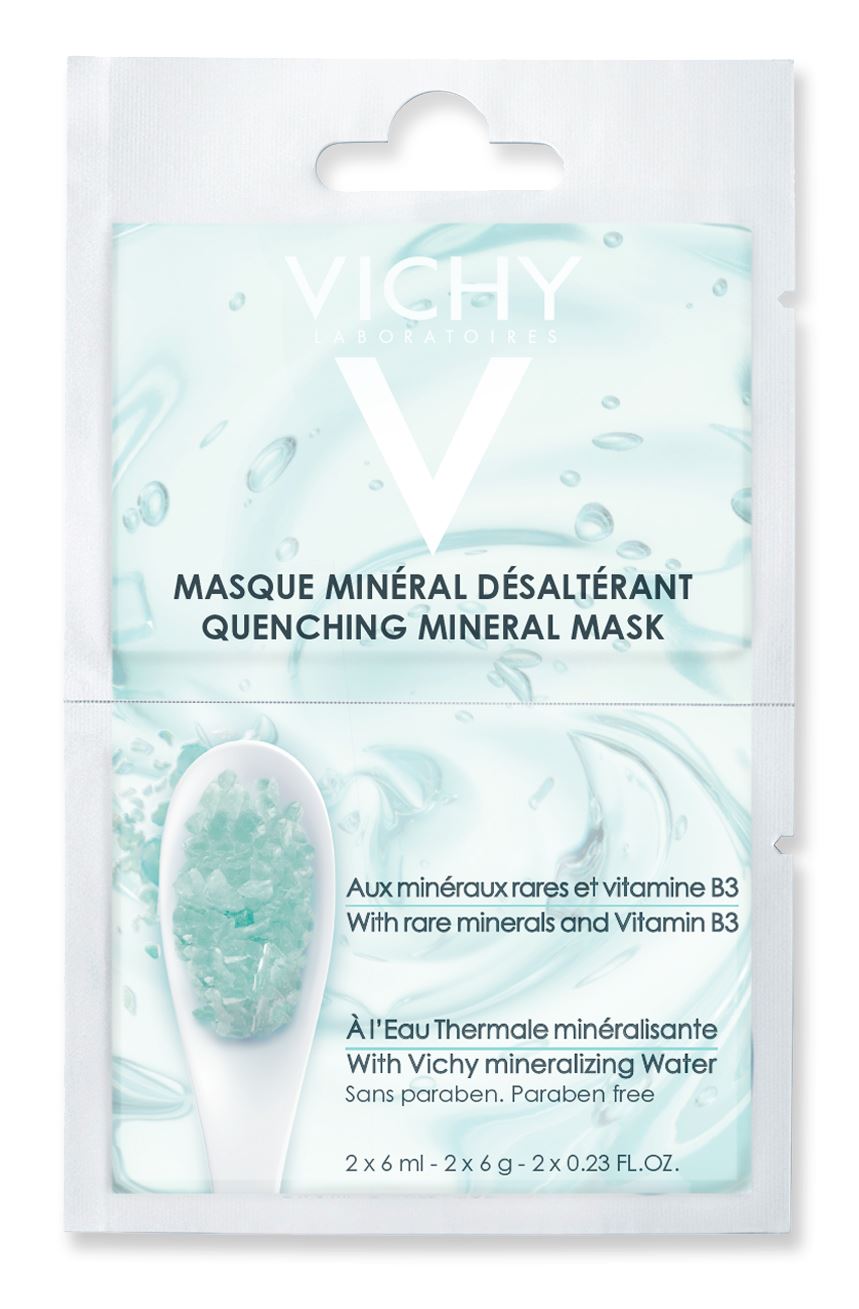 Vichy Masque Mineral Desalterant Μάσκα Ενυδάτωσης για Άμεση Καταπράϋνση 2x6ml