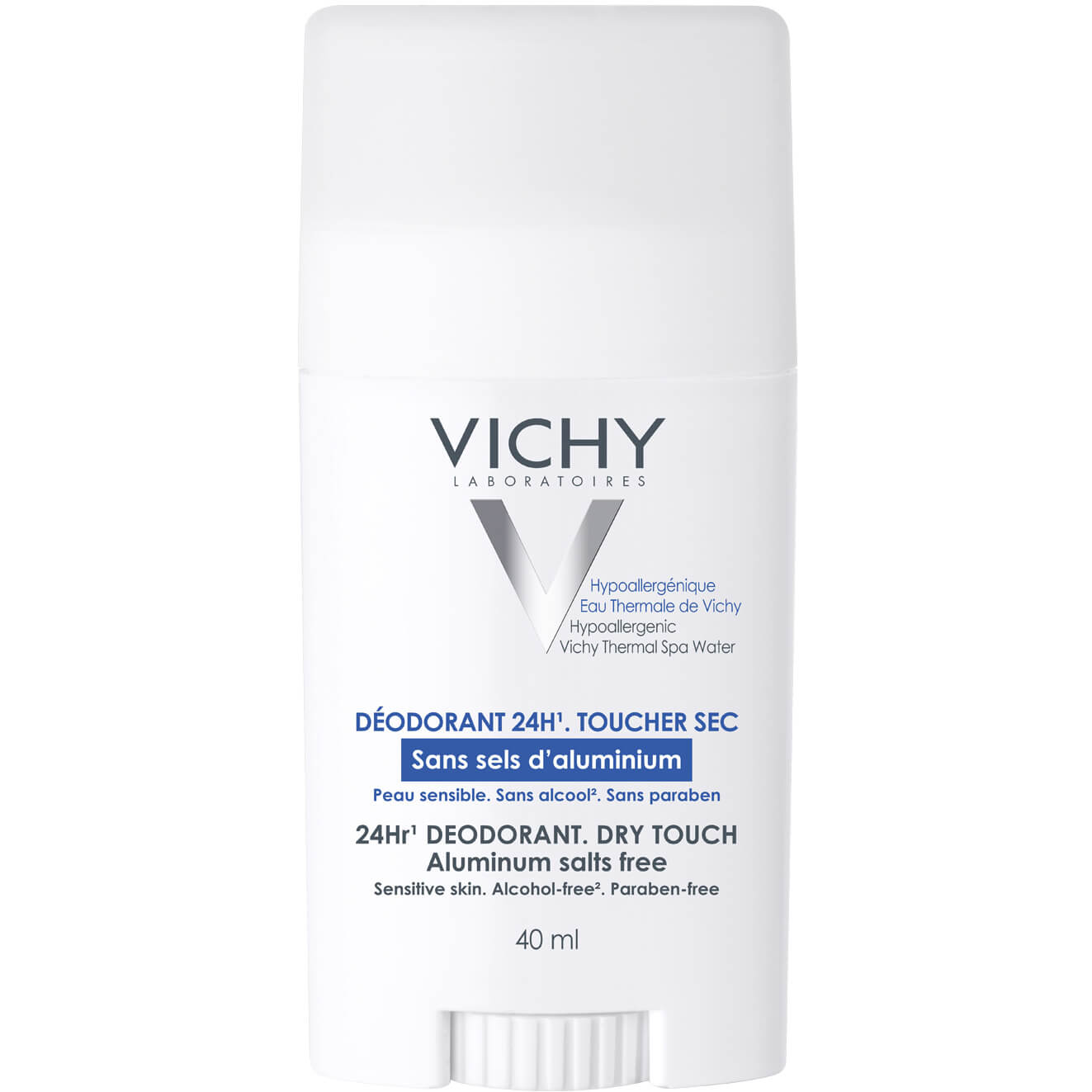 Vichy Deodorant 24h Aποσμητική Φροντίδα Stick Χωρίς Άλατα για τις Αντιδραστικές Επιδερμίδες 40ml
