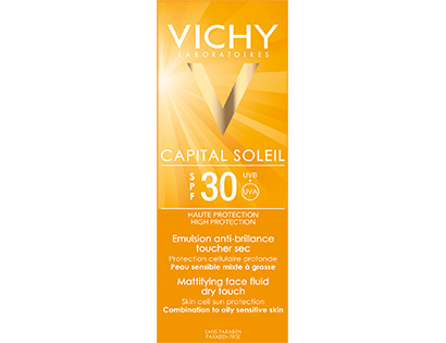 Vichy Capital Soleil Κρέμα Προσώπου Spf30 Λεπτόρρευστη Κρέμα Για Ματ Αποτέλεσμα Dry Touch 50ml