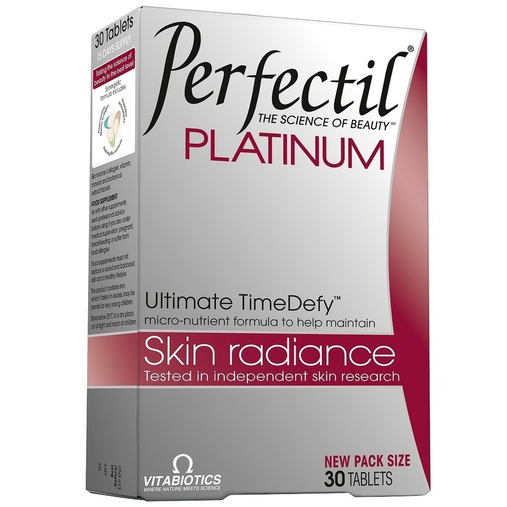 Vitabiotics Perfectil Platinum Συμπλήρωμα Διατροφής Συμβάλλει Στην Υγεία και την Καλή Κατάσταση του Δέρματος 30tabs