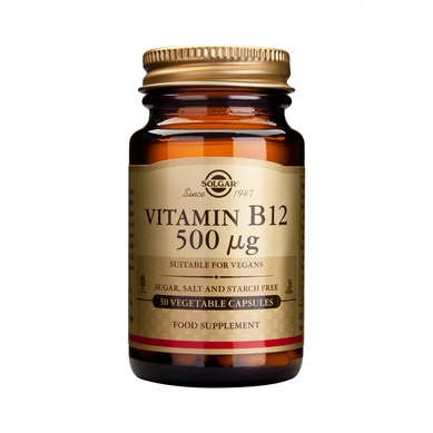 Solgar Vitamin Β12 (κοβαλαμίνη) – 1000μg 100 nuggets