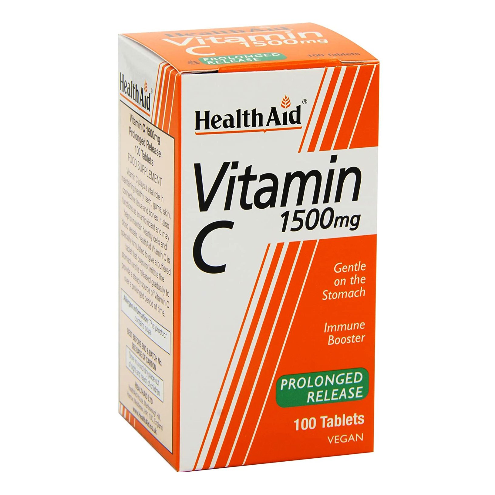 Health Aid Vitamin C 1500mg With Bioflavonoids 100tabs
