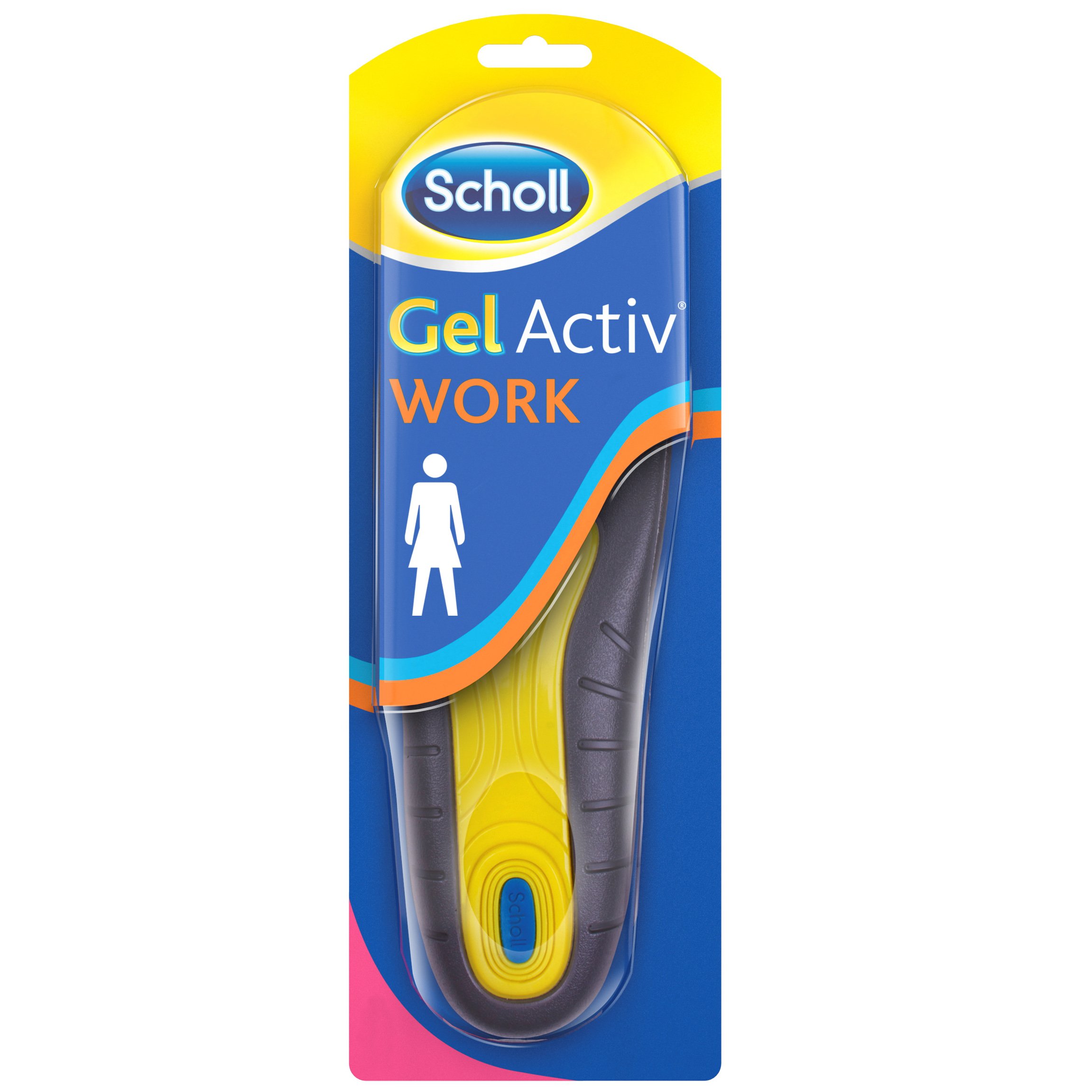 Dr. Scholl Gelactiv Work Ανατομικοί Πάτοι Γυναικείοι για Άνεση στα «Σκληρά Εργαζόμενα Πόδια» 2 τεμάχια