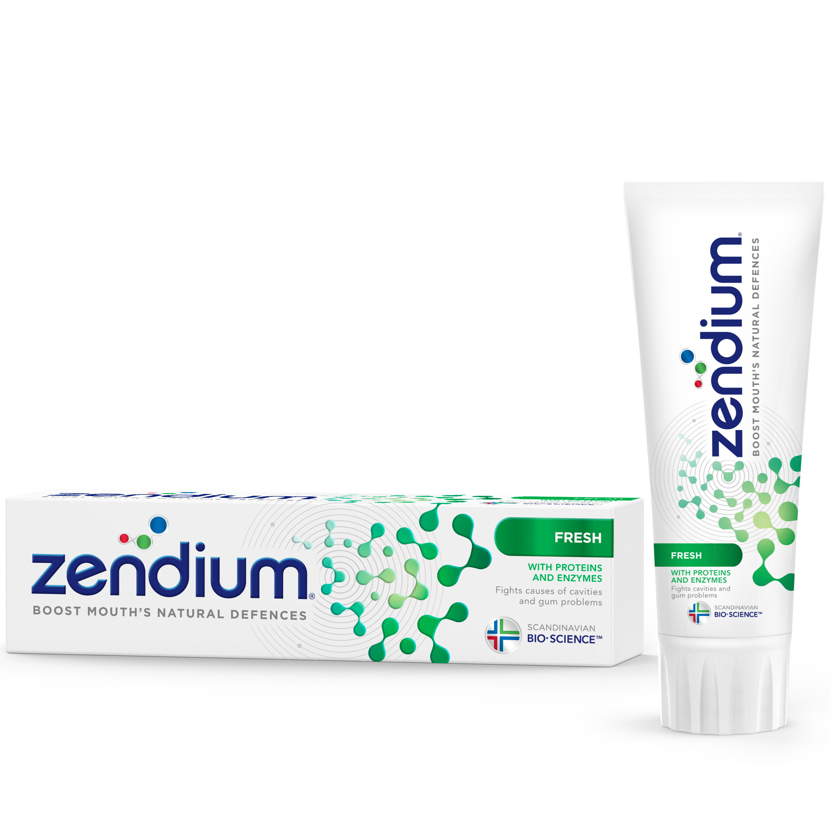 Zendium Fresh Οδοντόκρεμα με Ήπια Γεύση Μέντας 75ml