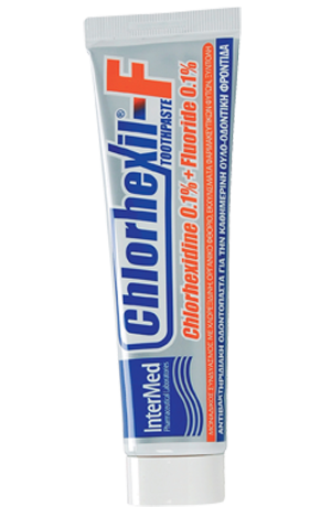 Chlorhexil-F Toothpaste Αντιβακτηριδιακή Φθοριούχος Οδοντόκρεμα για την Καθημερινή Φροντίδα Ούλων και Δοντιών 100ml