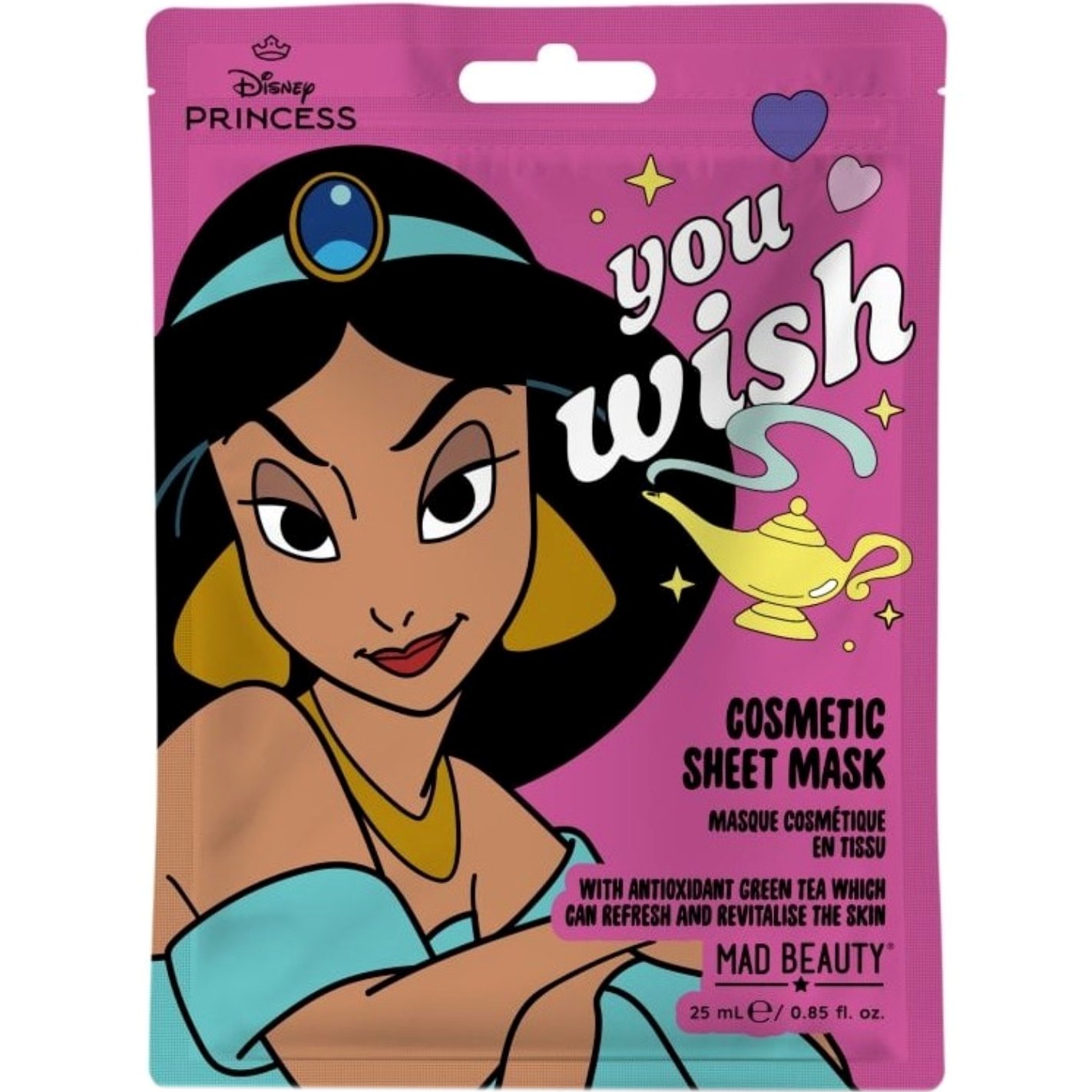 Mad Beauty Jasmine Face Mask Ενυδατική Μάσκα Προσώπου Εμπνευσμένη από την Disney Princess Jasmine 25ml