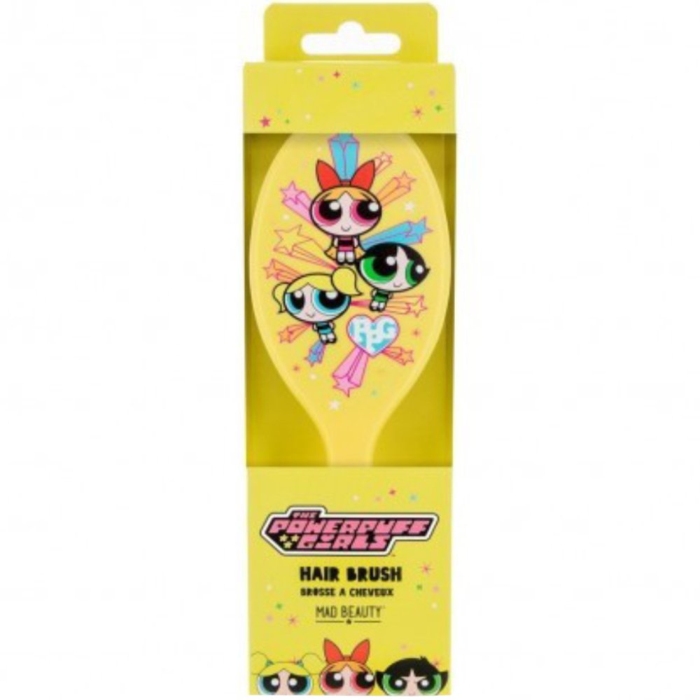 Mad Beauty Mad Beauty Disney Powerpuff Girls Super Cute Hair Brush Βούρτσα Μαλλιών Εμπνευσμένο από το Χαρακτήρα Powerpuff Girls της Disney 1 Τεμάχιο