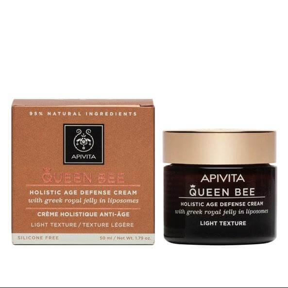 Queen Bee Holistic Age Defence Day Cream With Greek Royal Jelly in Liposomes Legere 50ml – Apivita,Κρέμα Ημέρας Ολιστικής Αντιγή