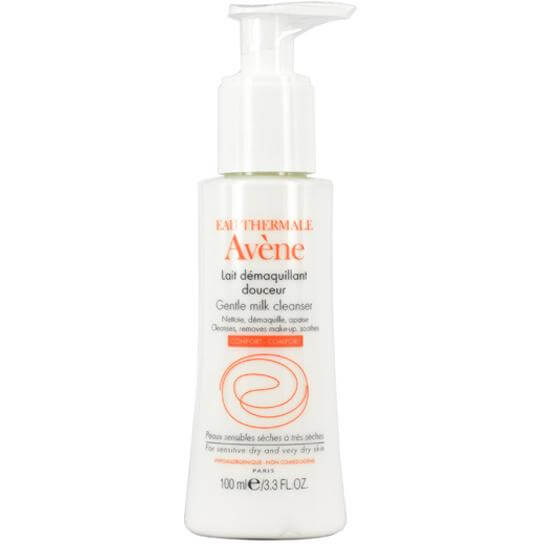 Avene Lait Demaquillant Douceur Απαλό Γαλάκτωμα Καθαρισμού & Ντεμακιγιάζ Travel Size 100ml