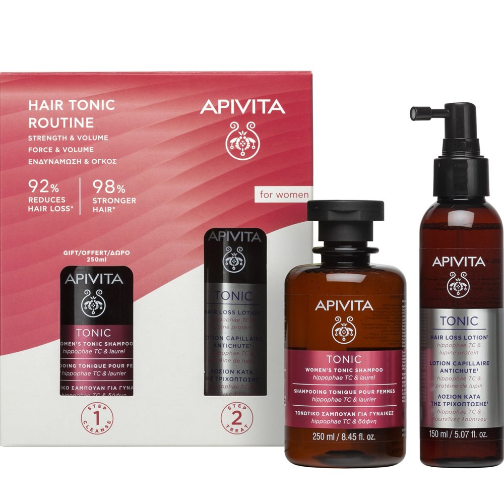 Apivita Promo Tonic Hair Loss Lotion 150ml & Δώρο Women's Tonic Shampoo 250ml