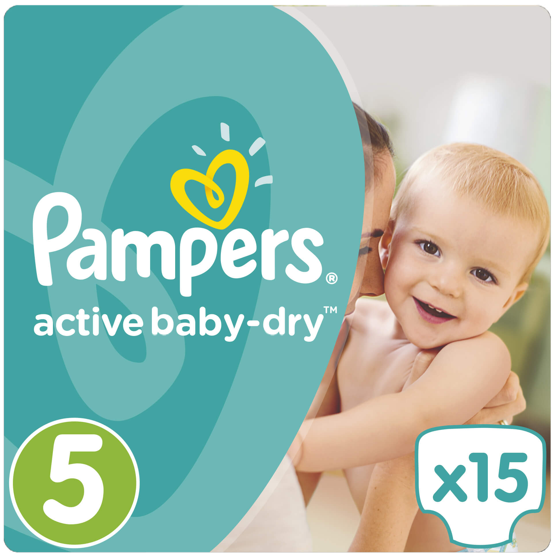 Pampers Active Baby Dry No5 (11-18kg) 15 πάνες