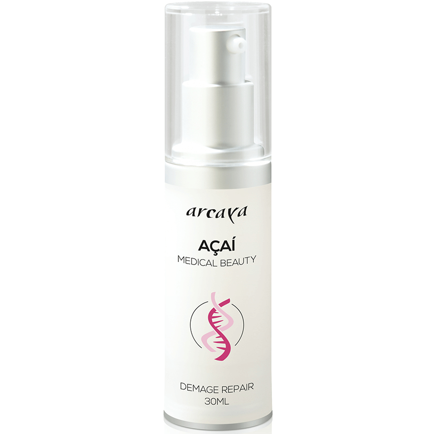 Arcaya Acai Serum Damage Repair Ορός Κρεμώδους Υφής για Νεανική Λάμψη, Βελτίωση της Όψης & Ομοιομορφία στο Χρωματικό Τόνο 30ml