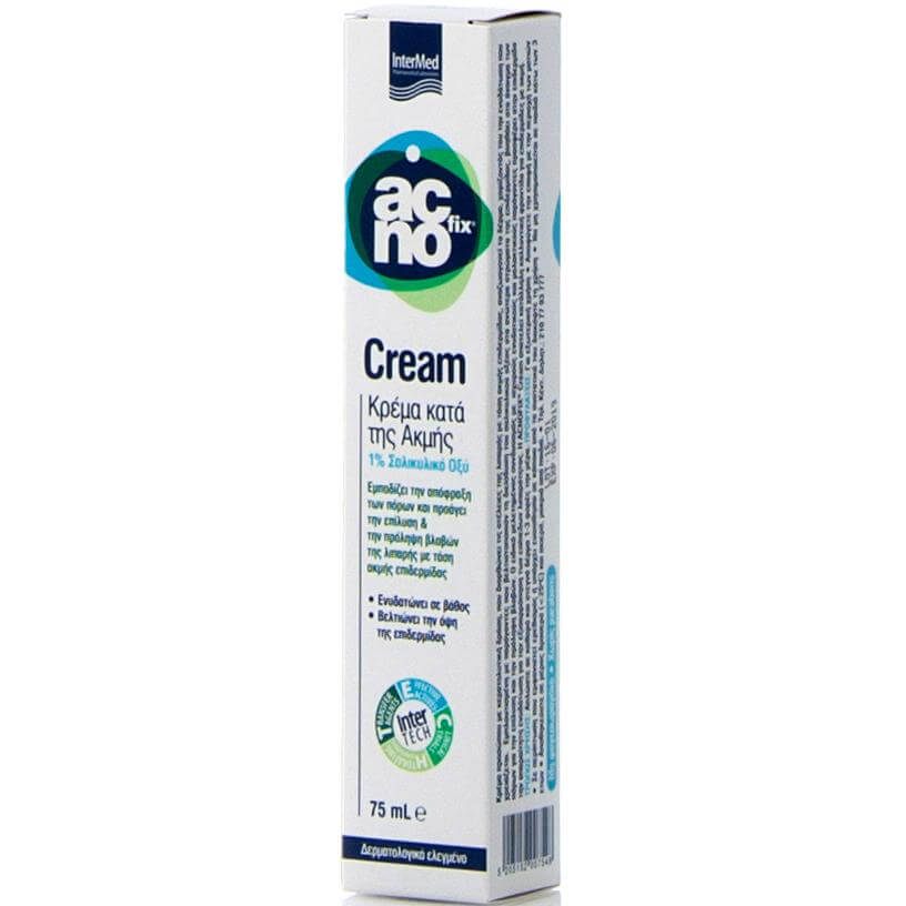 Acnofix Acnofix Anti Acne Cream Κρέμα Κατά της Ακμής που Εμποδίζει την Απόφραξη των Πόρων της Λιπαρής Επιδερμίδας 75ml