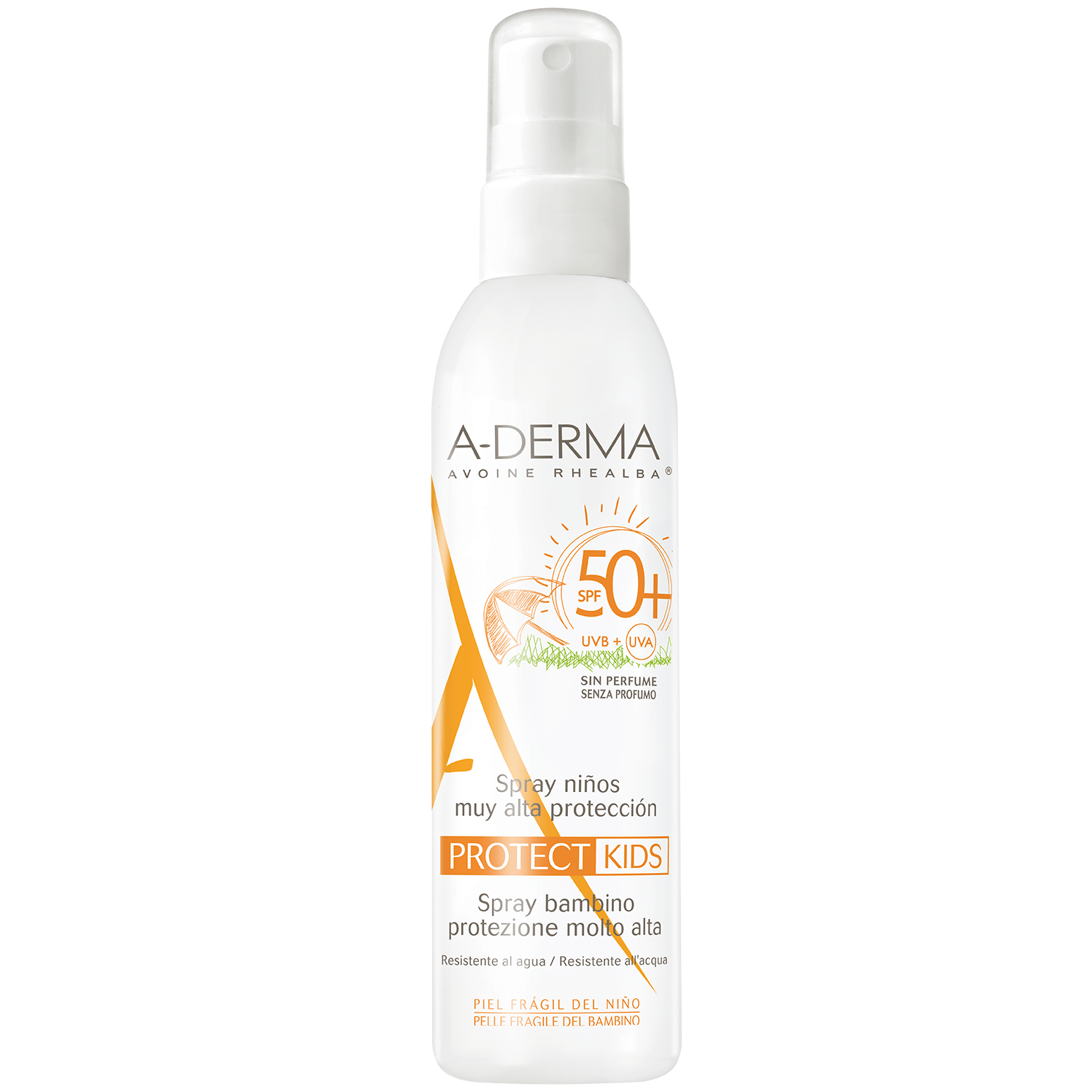 A-Derma Protect Kids Spray Enfant Spf50+ Παιδικό Αντηλιακό Σπρέι Πολύ Υψηλής Προστασίας 200ml