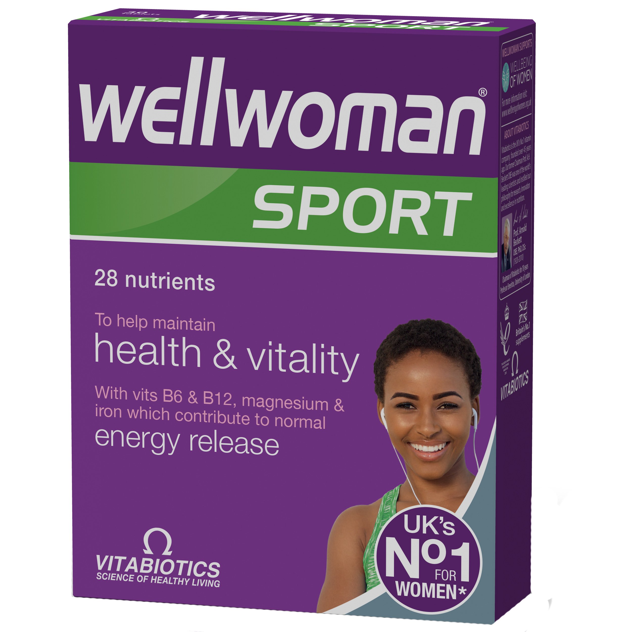 Vitabiotics Wellwoman Sport & Fitness Συμπλήρωμα Διατροφής Ειδικά Σχεδιασμένο για Γυναίκες που Αθλούνται 30tabs