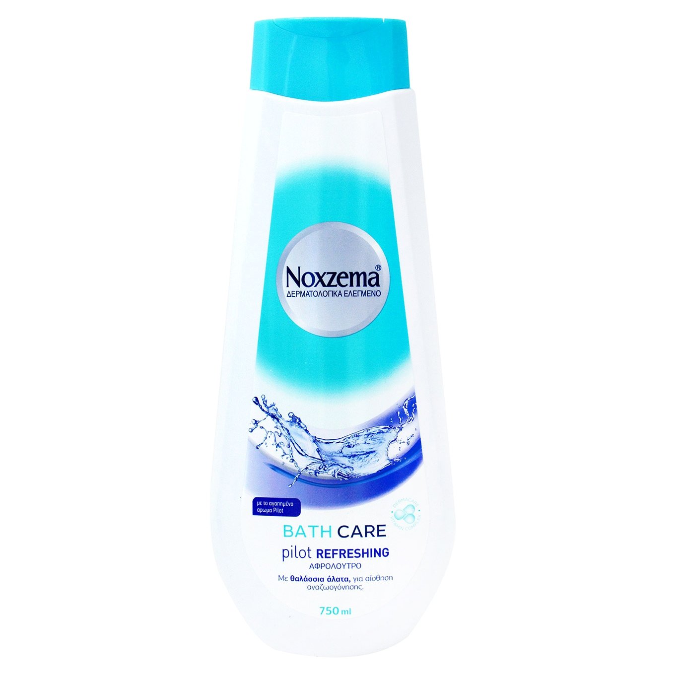 Noxzema Bath Care Pilot Refreshing Αφρόλουτρο με Θαλάσσια Άλατα 750ml