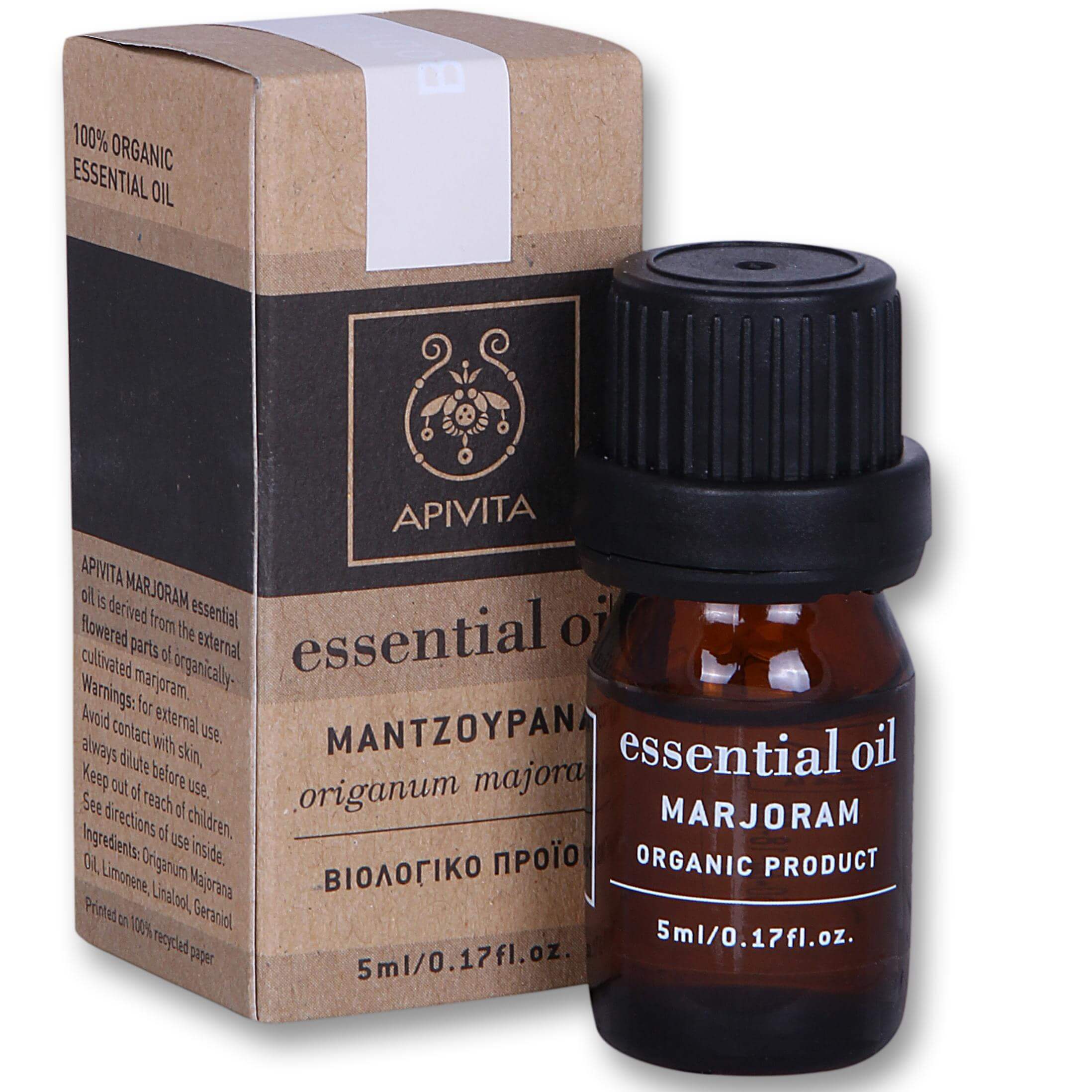 Apivita Essential Oil – Αιθέριο Έλαιο Μαντζουράνας 5ml