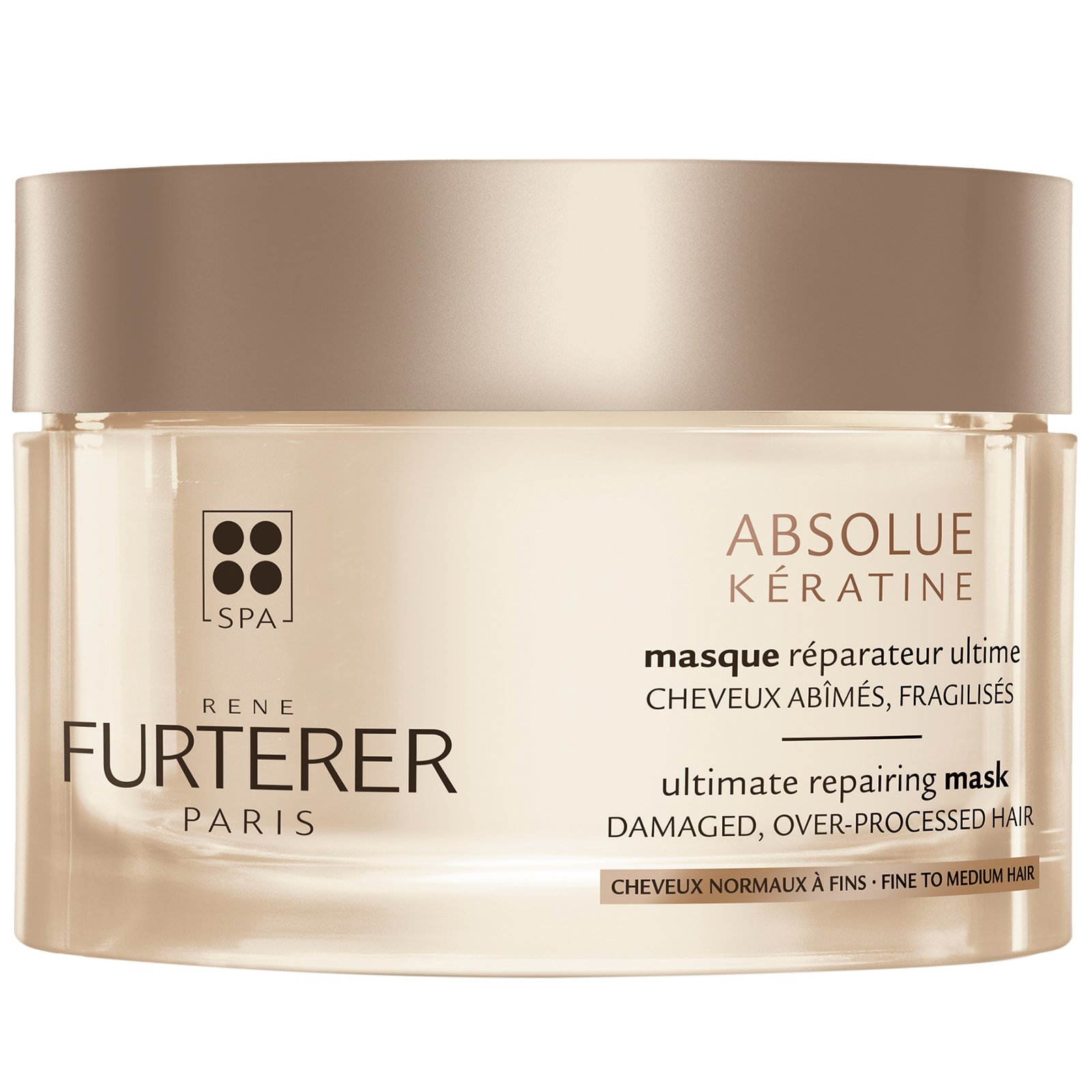 Rene Furterer Absolue Keratine Renewal Repairing Mask Fine to Medium Hair Μάσκα απόλυτης αναδόμησης Κανονικά/Λεπτά Μαλλιά 200ml