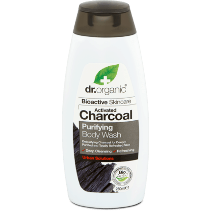 Dr.Organic Charcoal Body Wash Καθαριστικό Σώματος με Ενεργό Άνθρακα 250ml