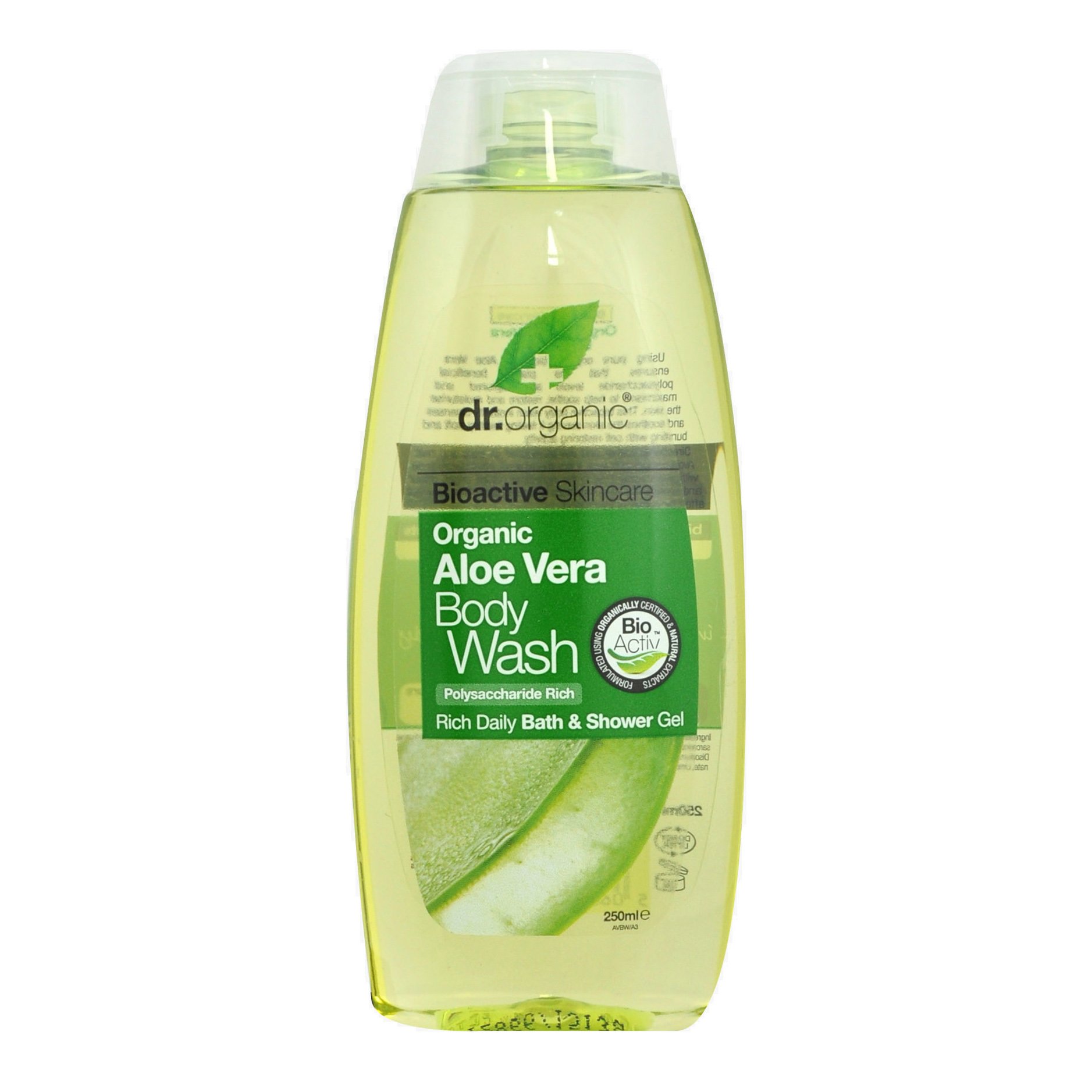 Dr Organic Aloe Vera Body Wash Αφρόλουτρο με Βιολογική Αλόη Βέρα 250ml